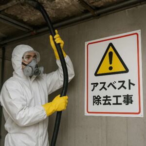 アスベスト除去工事
